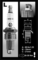Свеча зажигания LR14YC / 2023 BRISK* SUPER